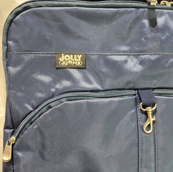 Jolly Jumper Cross-body Mommy Tote Bag Stroller Diaper Bag with Pad - Picture 4 of 10